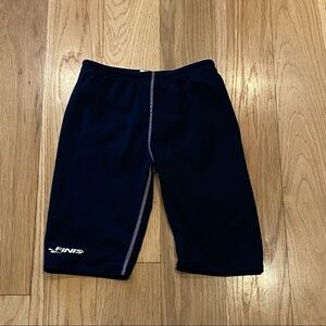 Finis black swimsuit shorts trunks